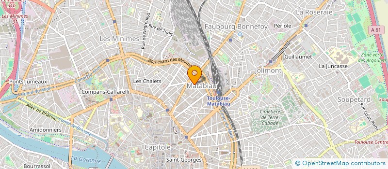 localisation de l'entreprise TOULOUSAINES REBELLES à TOULOUSE