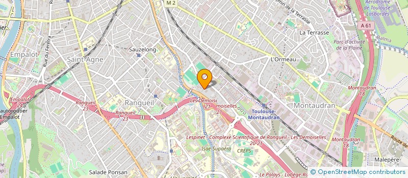 localisation de l'entreprise TOULOUSANE  TOULOUSE