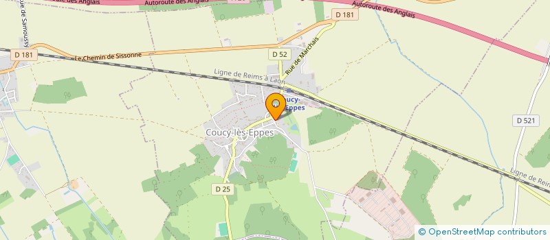 localisation de l'entreprise TOULOUSE  COUCY-LES-EPPES