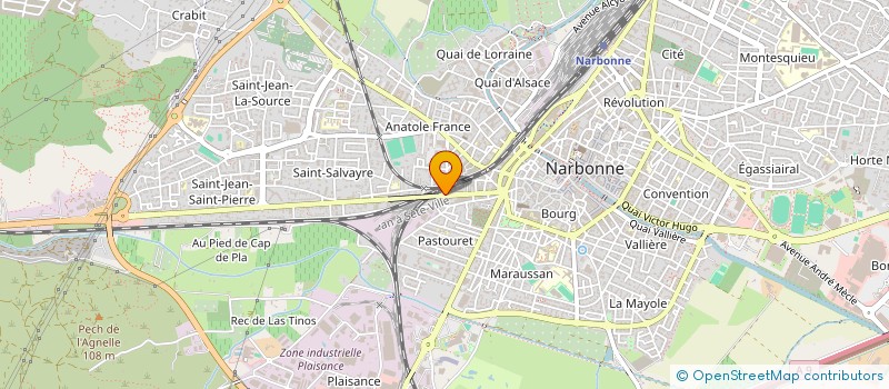 localisation de l'entreprise TOULOUSE 44  NARBONNE