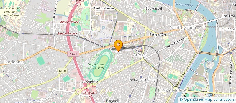 localisation de l'entreprise TOULOUSE ARENES SPORTS LOISIRS  TOULOUSE