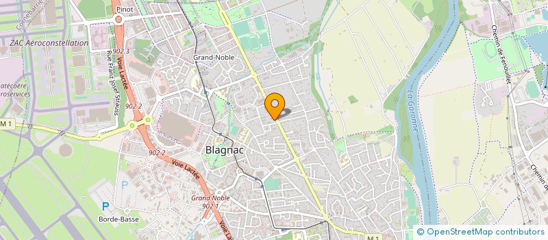 localisation de l'entreprise TOULOUSE BLAGNAC MOTORS à BLAGNAC