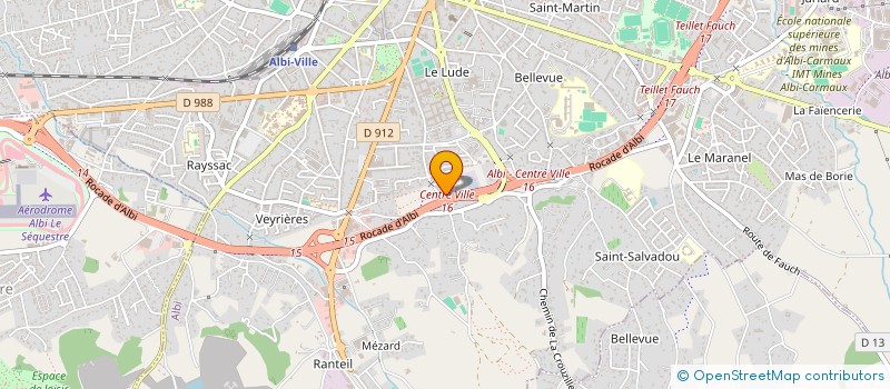 localisation de l'entreprise TOULOUSE CABLES SERVICES à ALBI