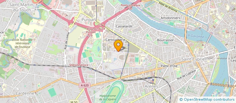 localisation de l'entreprise TOULOUSE CARTOUCHERIE  TOULOUSE