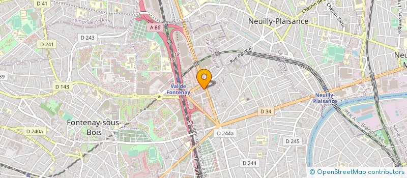 localisation de l'entreprise TOULOUSE-ECOMOBOLITE  FONTENAY-SOUS-BOIS