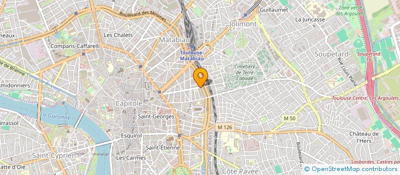 localisation de l'entreprise TOULOUSE ENTREPRISES  TOULOUSE