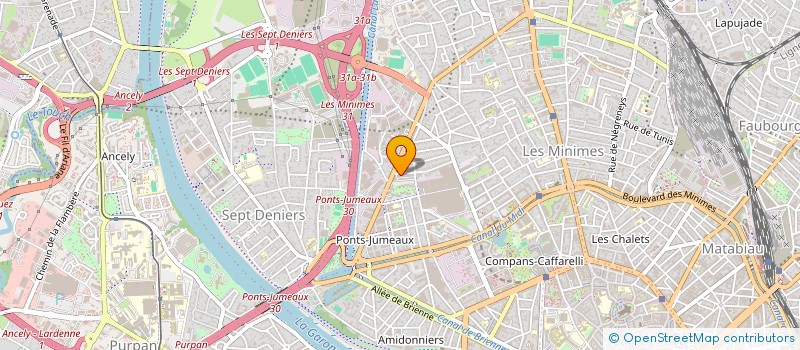 localisation de l'entreprise TOULOUSE FACADES PRO  TOULOUSE