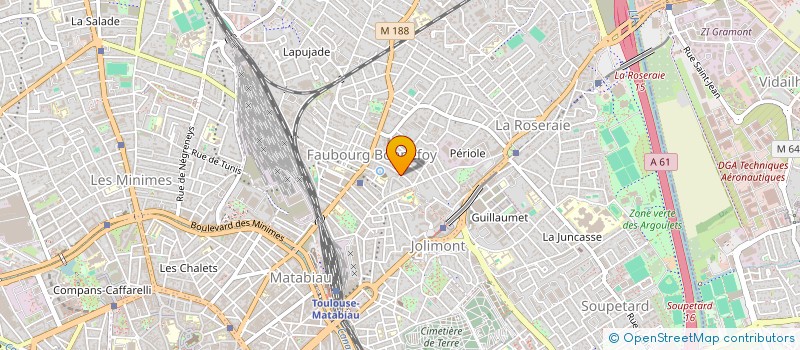 localisation de l'entreprise TOULOUSE FEMINA SPORTS à TOULOUSE