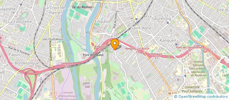 localisation de l'entreprise TOULOUSE FEMININE RUGBY XIII à TOULOUSE