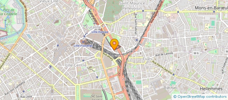 localisation de l'entreprise TOULOUSE FERRO LEBRES  LILLE