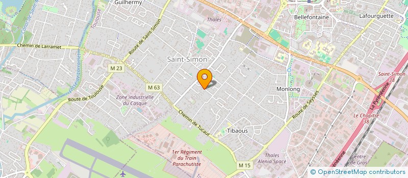 localisation de l'entreprise TOULOUSE FOOT-FAUTEUIL CLUB (TFFC)  TOULOUSE