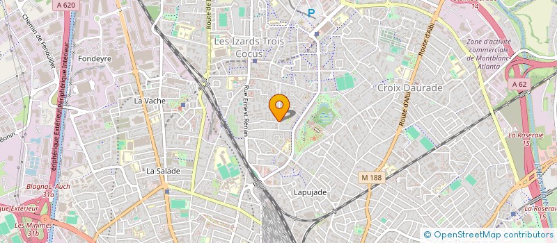 localisation de l'entreprise TOULOUSE FOOTBALL AMERICAIN LES OURS  TOULOUSE