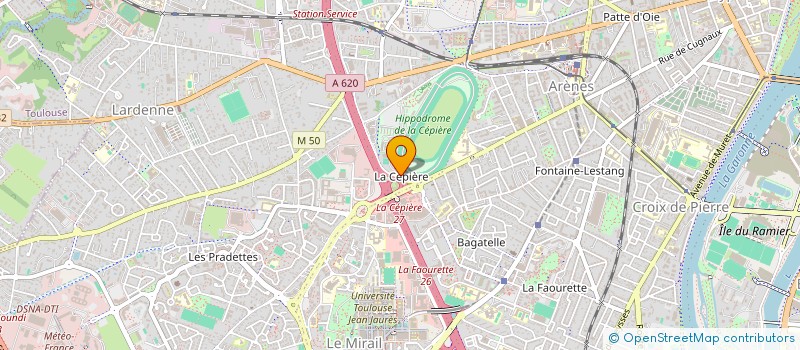 localisation de l'entreprise TOULOUSE FUTSAL CLUB à TOULOUSE