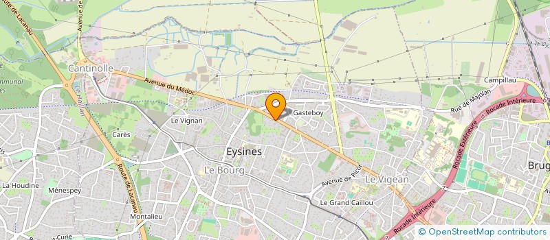 localisation de l'entreprise TOULOUSE IMMO  EYSINES