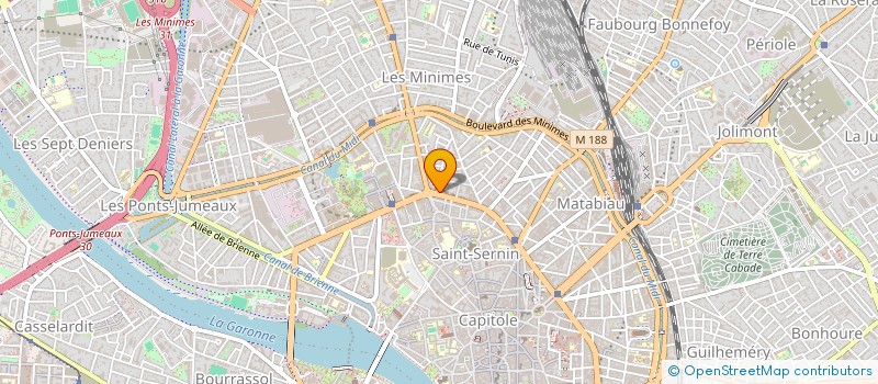 localisation de l'entreprise TOULOUSE IMMOBILIER PATRIMOINE à TOULOUSE