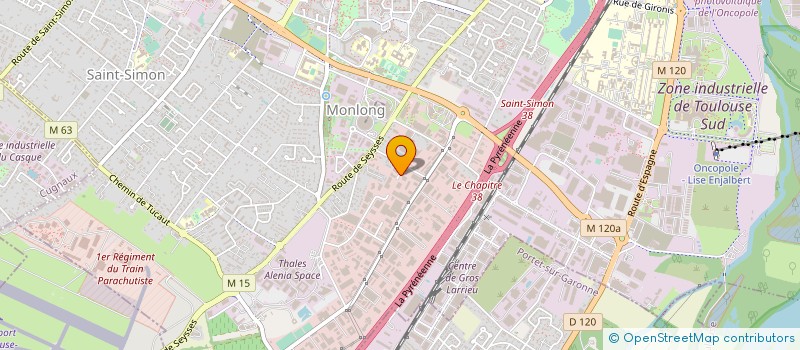 localisation de l'entreprise TOULOUSE INDUSTRIE PLASTIQUE à TOULOUSE