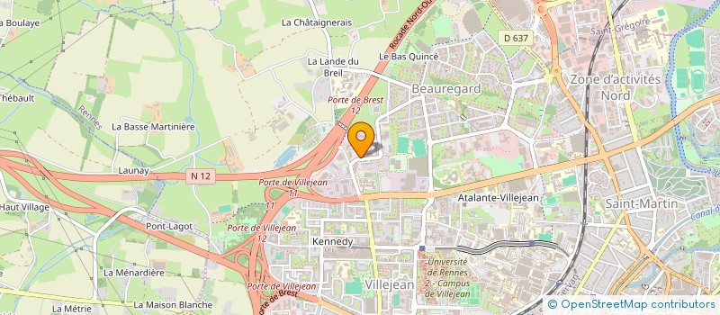 localisation de l'entreprise TOULOUSE INVEST  RENNES