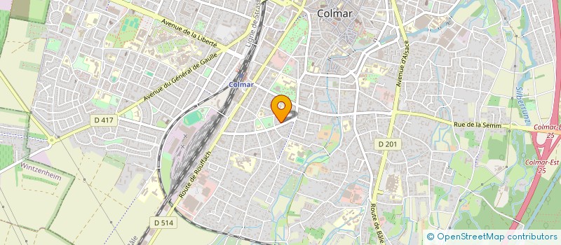 localisation de l'entreprise TOULOUSE INVESTS  COLMAR