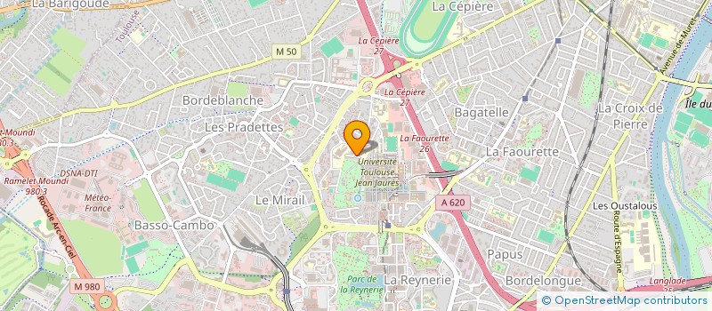localisation de l'entreprise TOULOUSE JULES JULIEN XIII BRONCOS à TOULOUSE