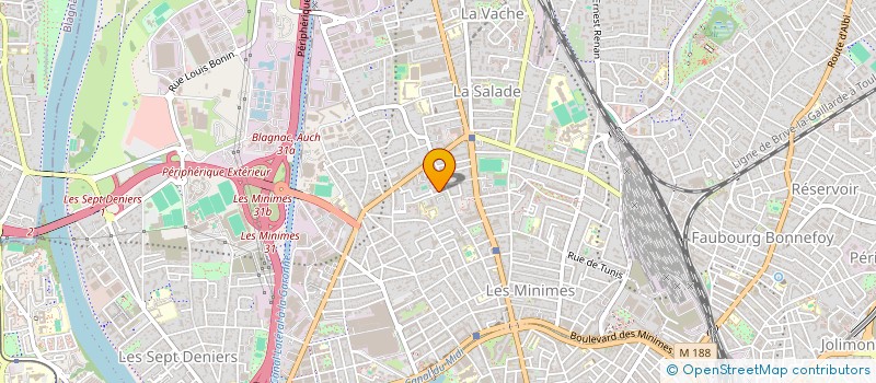 localisation de l'entreprise TOULOUSE LALANDE FUSTAL à TOULOUSE