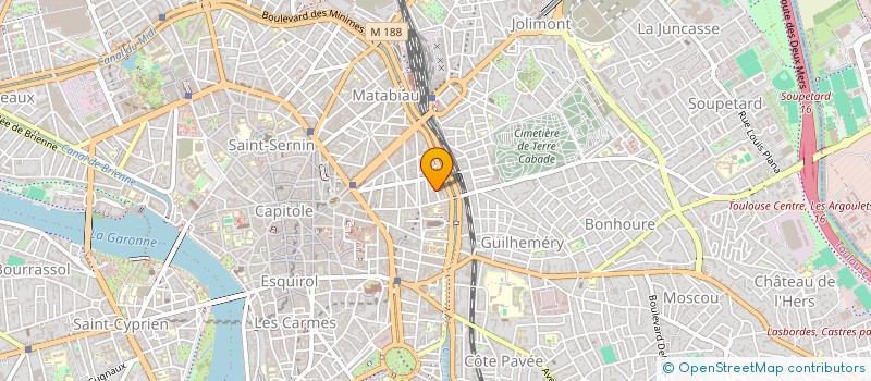 localisation de l'entreprise TOULOUSE LAUNAGUET BASKET BALL à TOULOUSE