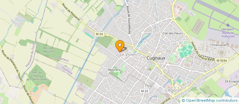 localisation de l'entreprise TOULOUSE MECANIQUE BALAYAGE SERVICE à VILLENEUVE TOLOSANE
