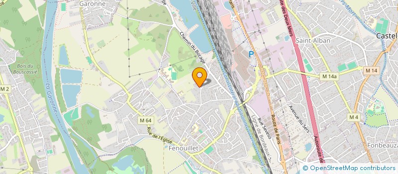 localisation de l'entreprise TOULOUSE MESSAGERIE EXPRESS à FENOUILLET