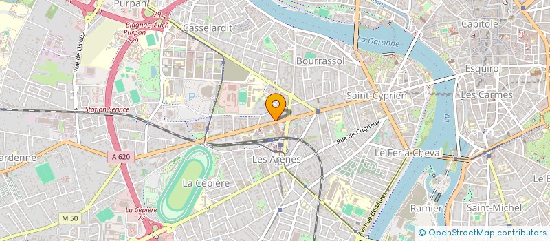 localisation de l'entreprise TOULOUSE MOTO à TOULOUSE