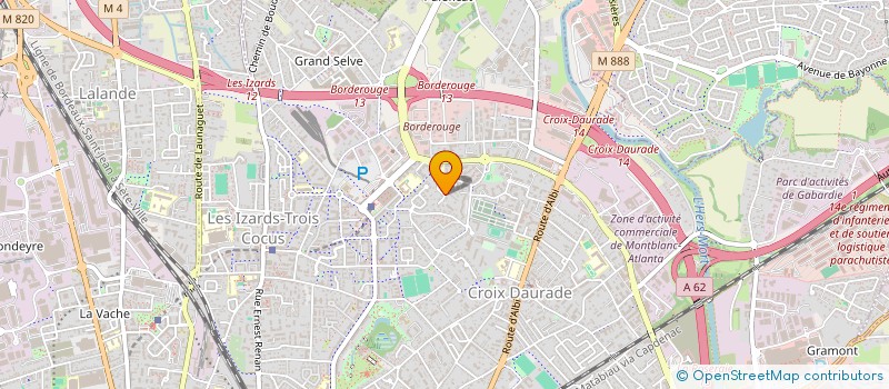 localisation de l'entreprise TOULOUSE NORD FOOTBALL CLUB à TOULOUSE