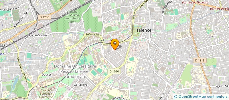 localisation de l'entreprise TOULOUSE NUMERIQUE COMMUNICATION à TALENCE