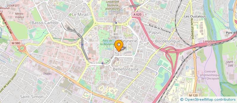 localisation de l'entreprise TOULOUSE OUVERTURE à TOULOUSE