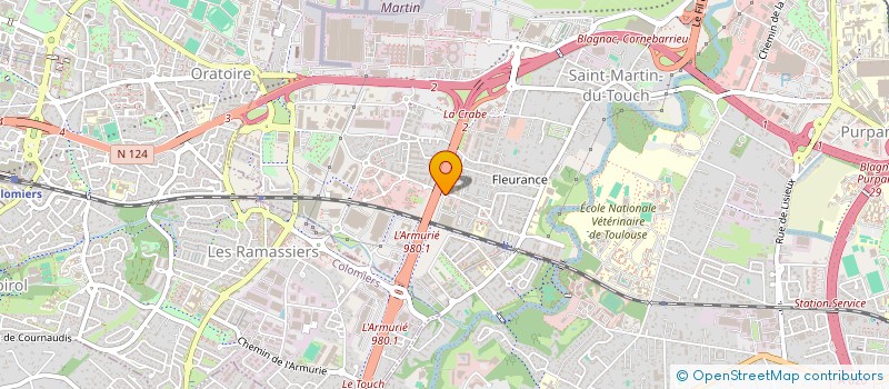 localisation de l'entreprise TOULOUSE PADEL CLUB à TOULOUSE