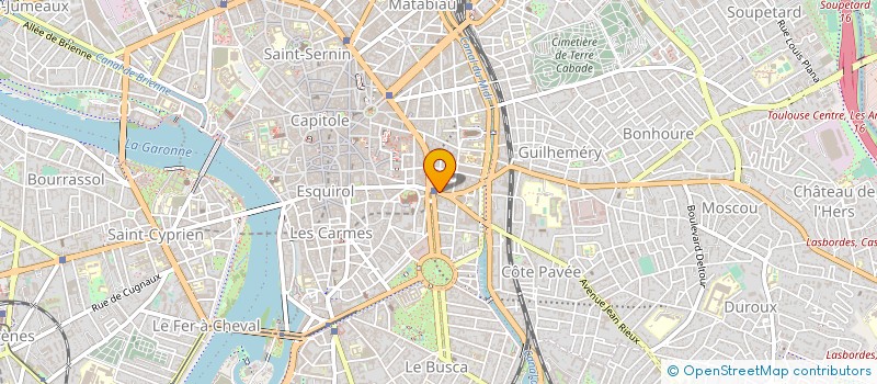localisation de l'entreprise TOULOUSE PIZZAS à TOULOUSE