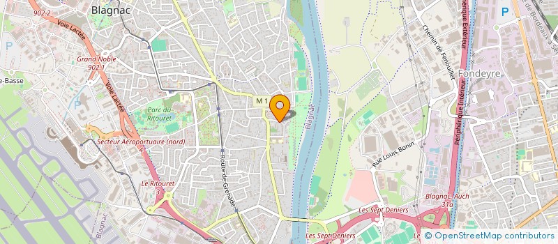 localisation de l'entreprise TOULOUSE PROMOTION SPORT à BLAGNAC