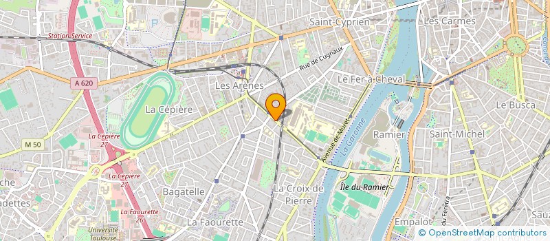 localisation de l'entreprise TOULOUSE RAMONAGE PAR ABREVIATION TLSE RAMONAGE à TOULOUSE