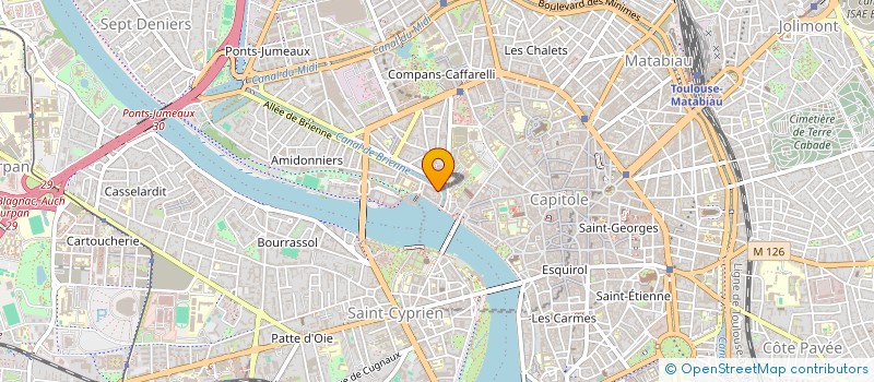 localisation de l'entreprise TOULOUSE-TRAVAUX à TOULOUSE