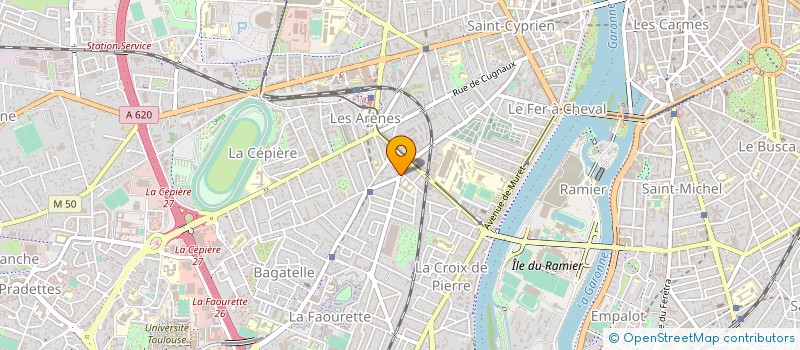 localisation de l'entreprise TOULOUSE VOYAGES à TOULOUSE