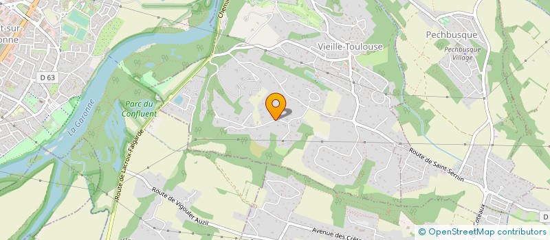localisation de l'entreprise TOULOUSECOLODGE à VIEILLE-TOULOUSE