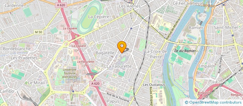 localisation de l'entreprise TOULOUSTUDY  TOULOUSE
