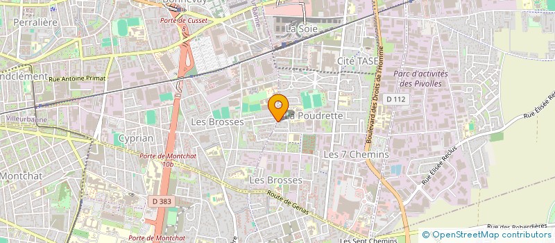 localisation de l'entreprise TOULY FRERES SA  VAULX-EN-VELIN