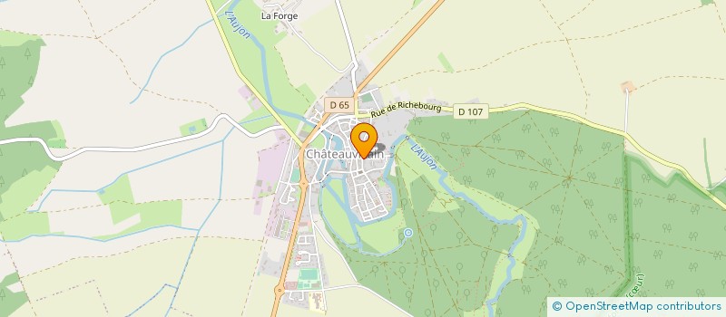 localisation de l'entreprise TOULZA PLOMBERIE à CHATEAUVILLAIN