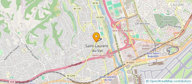 localisation de l'entreprise TOULZE ABADA à SAINT-LAURENT-DU-VAR