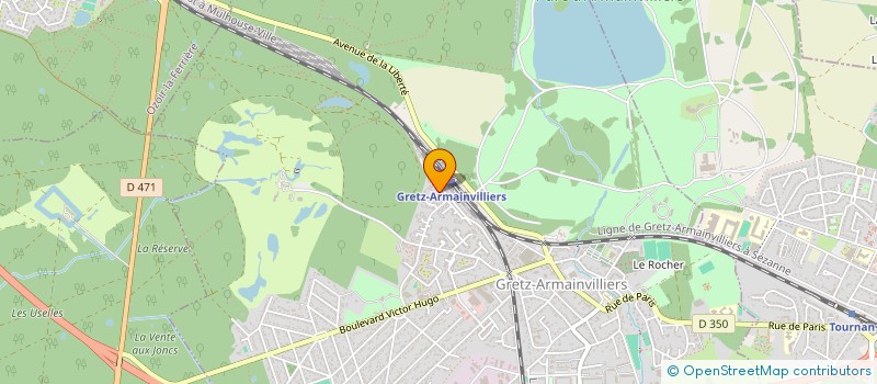 localisation de l'entreprise TOUM' VA  GRETZ-ARMAINVILLIERS