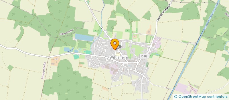 localisation de l'entreprise TOUMAI  WITTISHEIM