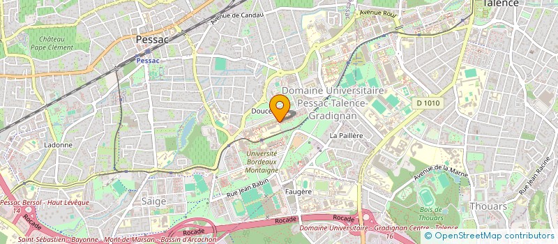 localisation de l'entreprise TOUMAI à PESSAC