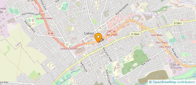 localisation de l'entreprise TOUMEUBLE à LIEVIN