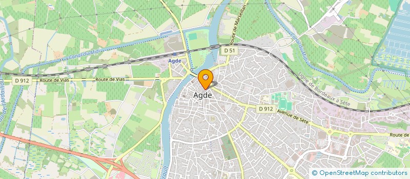 localisation de l'entreprise TOUMI  AGDE