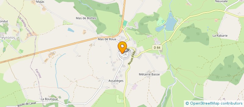 localisation de l'entreprise TOUMITOU  PARISOT