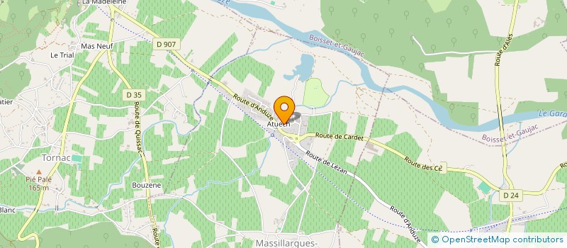 localisation de l'entreprise TOUNET DIFFUSION FRANCE à MASSILLARGUES-ATTUECH