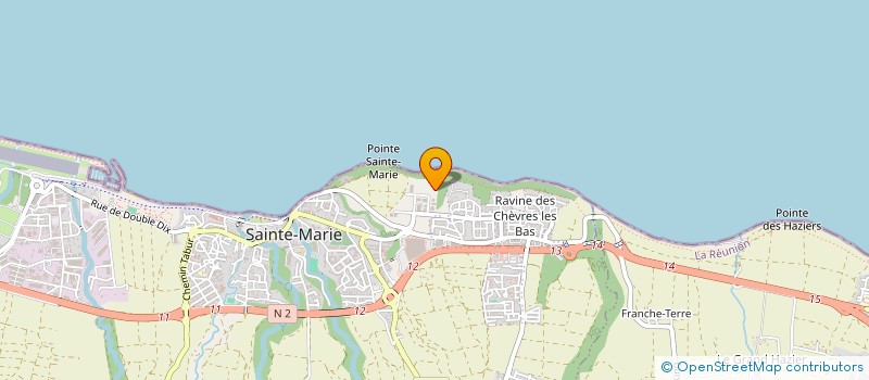 localisation de l'entreprise TOUNET'PRESSING  SAINTE-MARIE